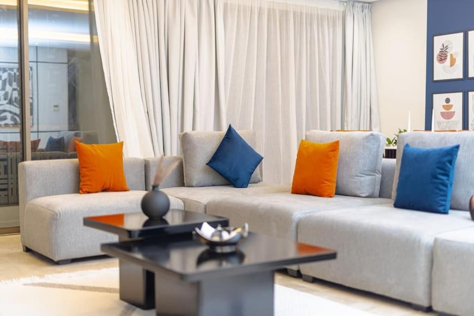Modern 2BR Retreat in Marina Salé Luxury Living Apartment in Rabat