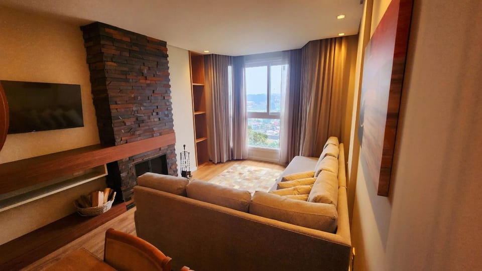Vista da Catedral Flat no Serra Class Apartment in Canela