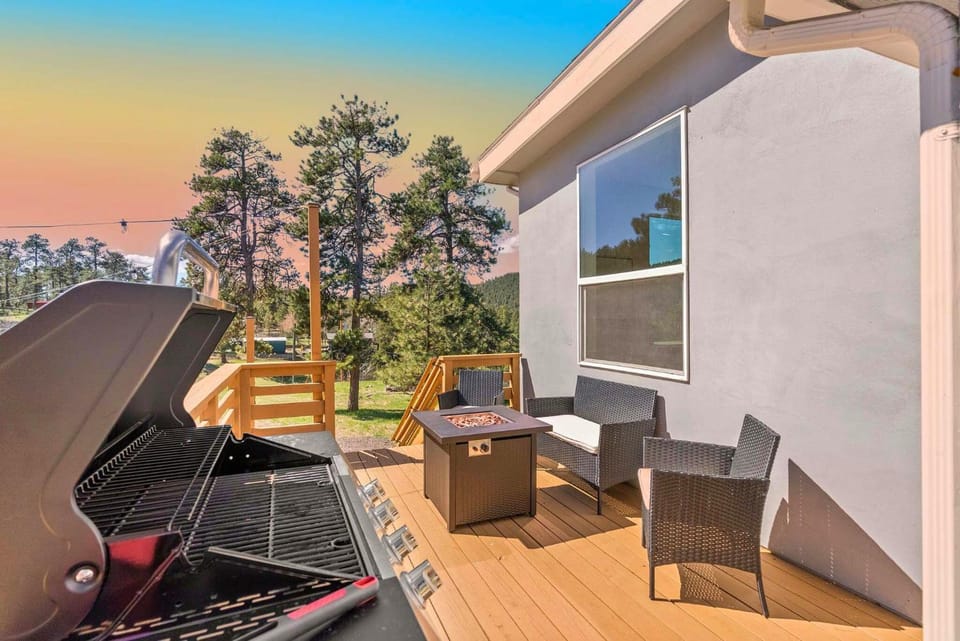 Patio, BBQ facilities