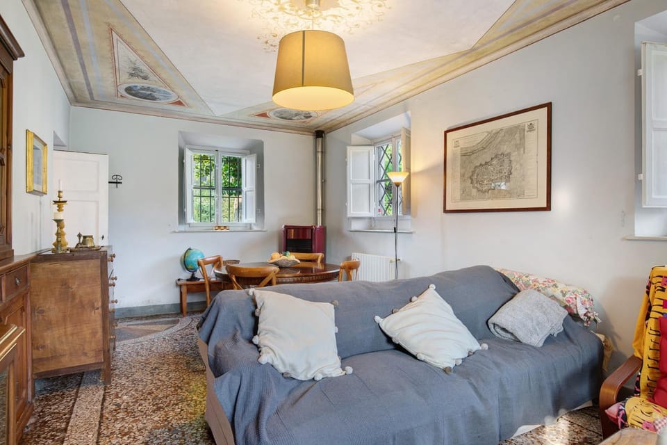 Property building, Living room, Bedroom