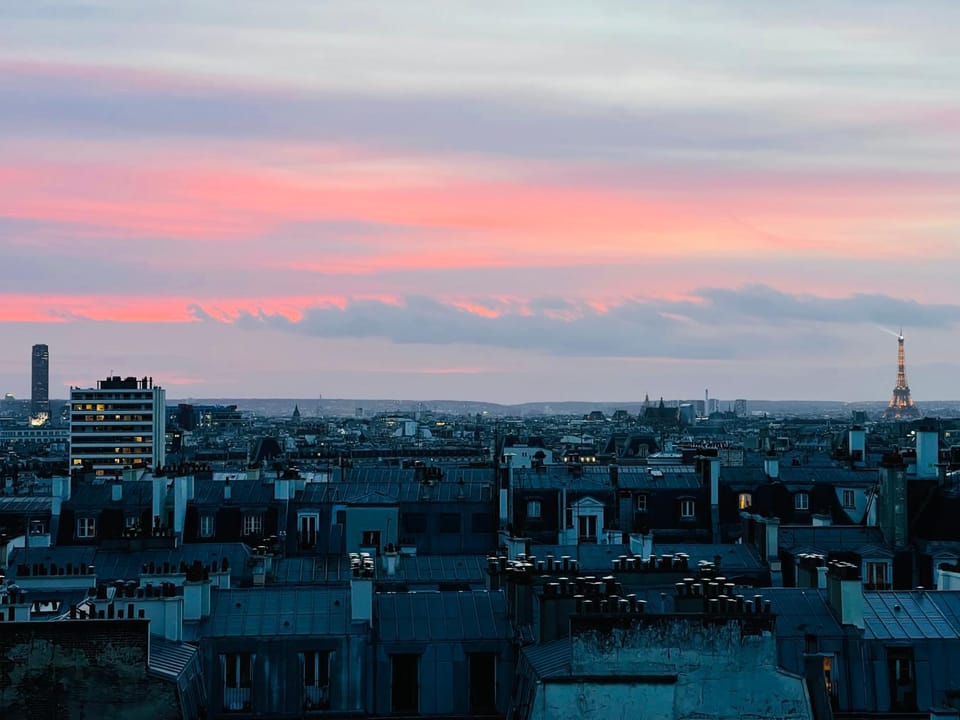 Day, Bird's eye view, City view, Sunset