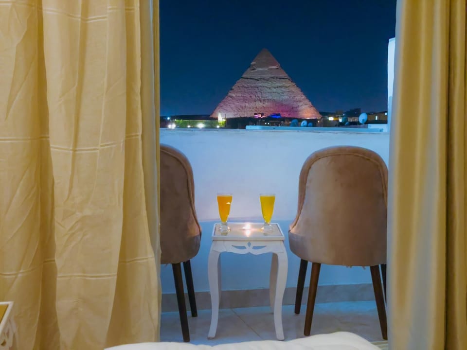 Night, Seating area, Dining area, Landmark view