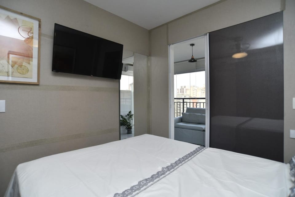 Flat com Vista 5 pessoas 2 suítes climatizados, Apartment in Sao Paulo City