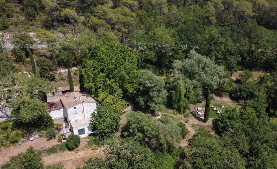 Spring, Natural landscape, Bird's eye view, Garden