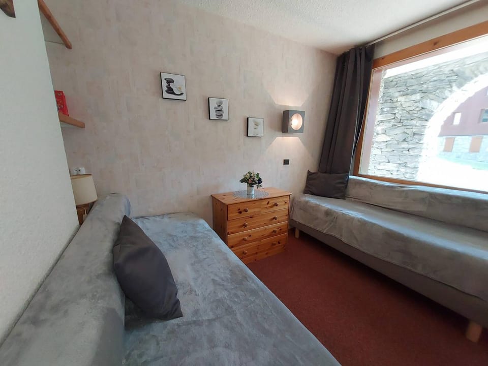Studio cosy à Valmorel, 100m des remontées, animaux admis - FR-1-356-444 Apartment in Les Avanchers-Valmorel