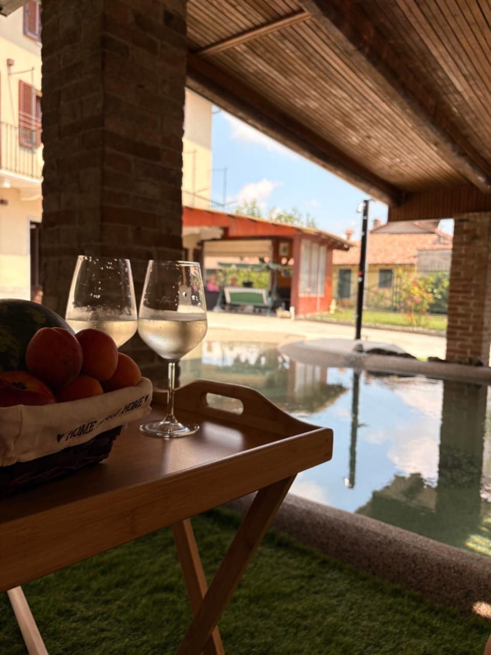 Patio, Pool view, Swimming pool, Breakfast, American breakfast, Open Air Bath
