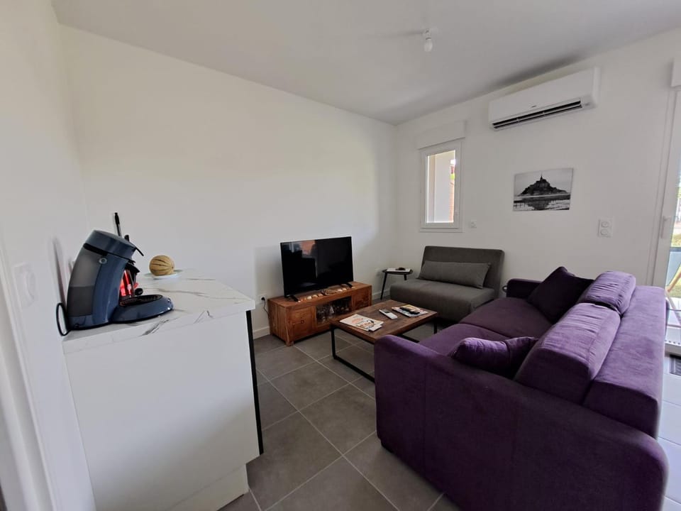 Communal lounge/ TV room, TV and multimedia, Coffee/tea facilities, Living room, Seating area, air conditioner