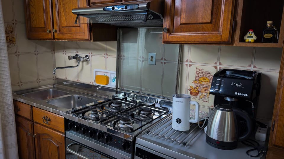 Kitchen or kitchenette, stove, kitchen, kitchen