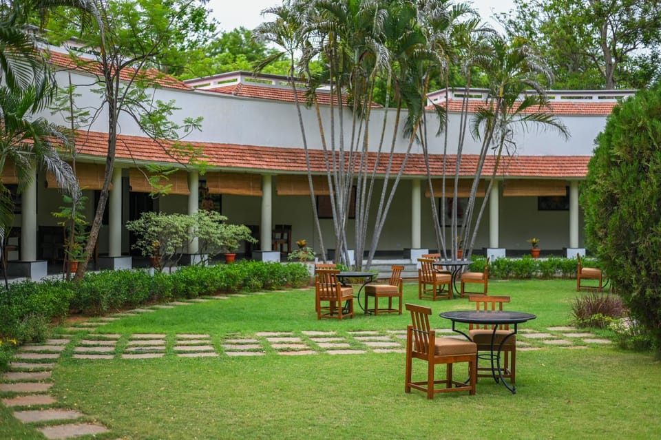 Property building, Garden view