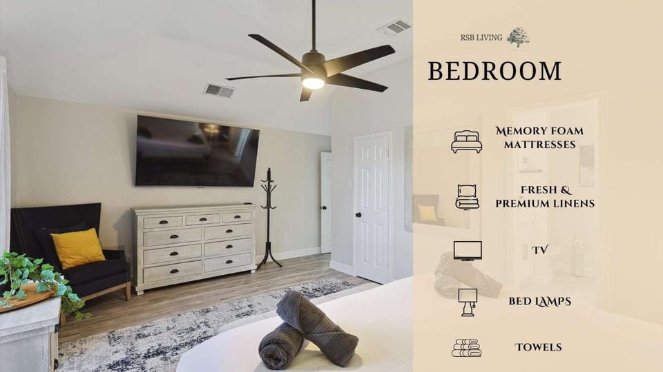 Gorgeous 4BR 2,5BA Holiday Home 15min to DFW Int Airport House in Lewisville