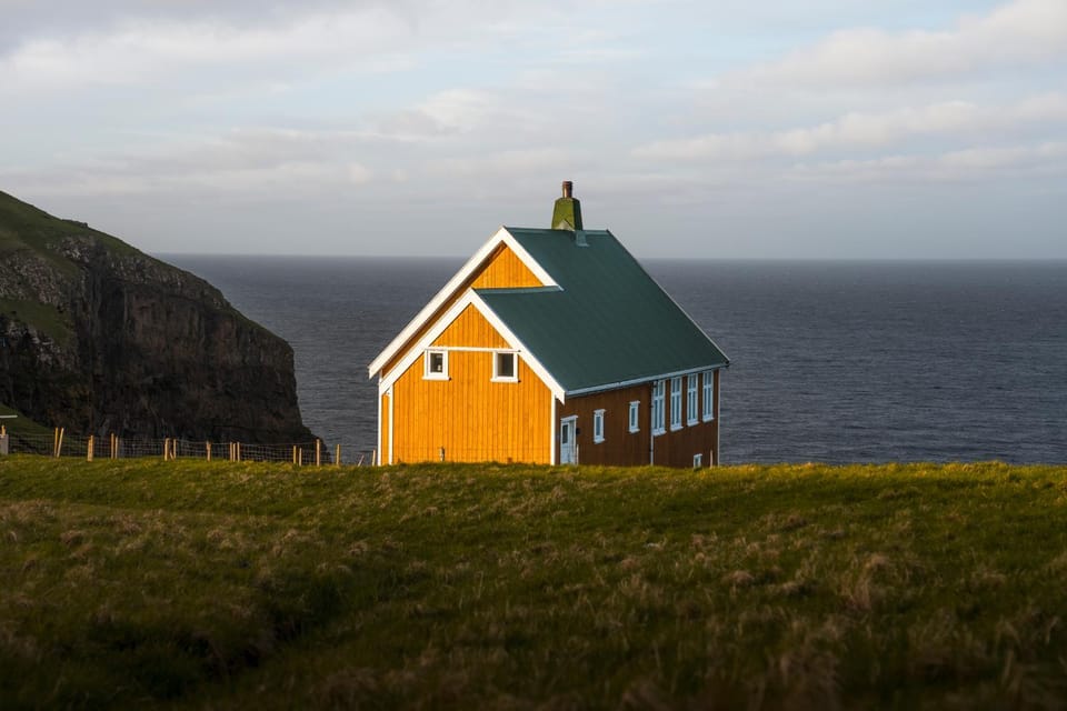 The Yellow House by the End of Suðuroy House in Europe