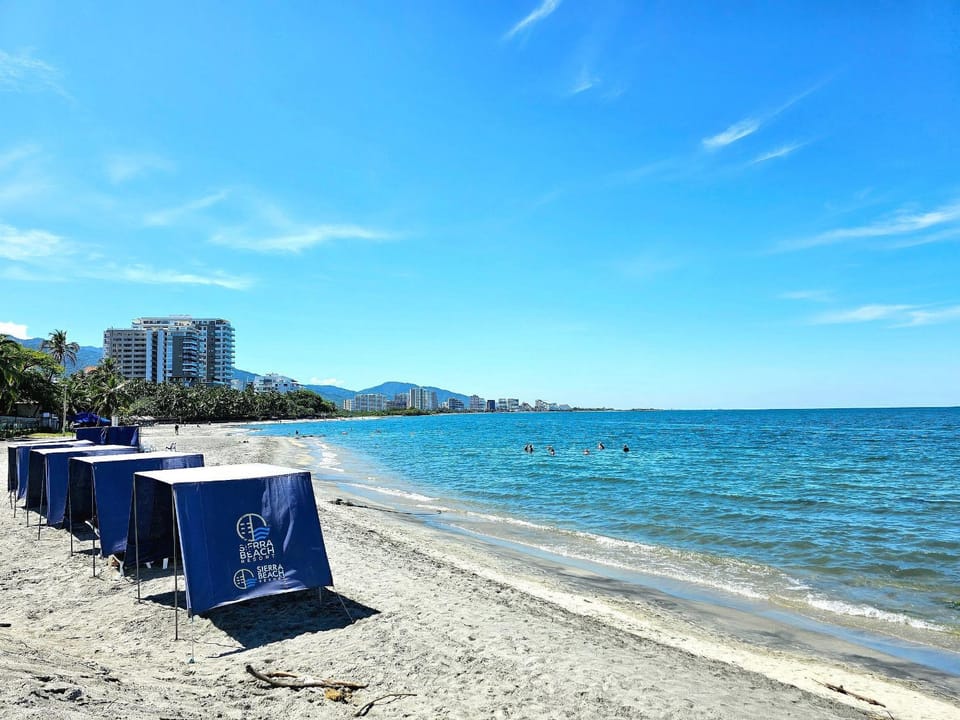 Off site, Beach
