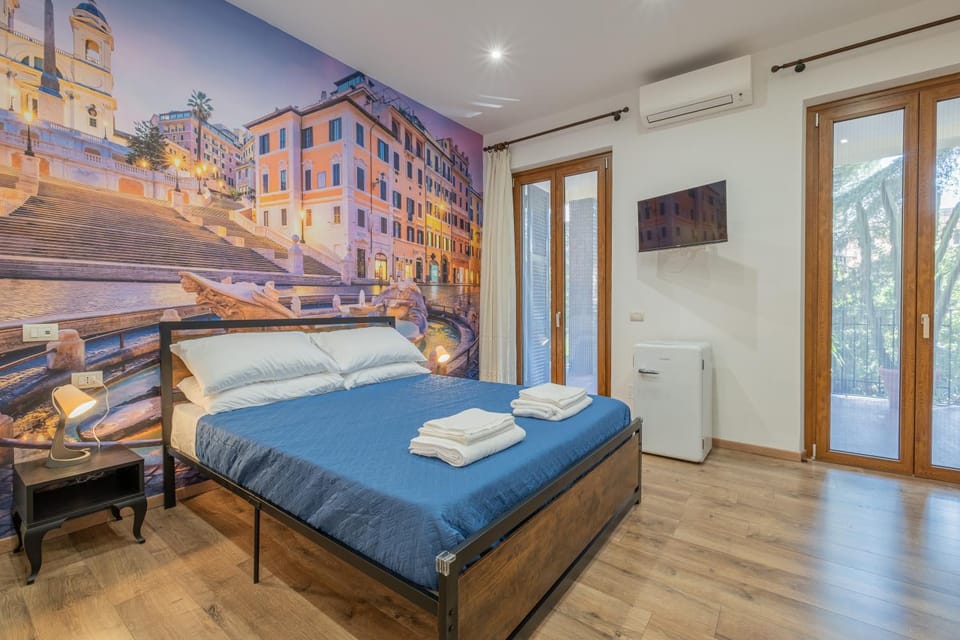 Garden, Garden, Bathroom, TV and multimedia, Balcony/Terrace, Balcony/Terrace, Kitchen or kitchenette, Photo of the whole room, Bedroom, Communal kitchen, Garden view, Garden view, heating, heating, towels, wardrobe, air conditioner, air conditioner