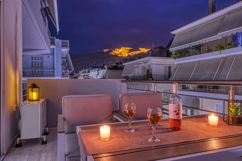 Night, View (from property/room), Balcony/Terrace, Balcony/Terrace