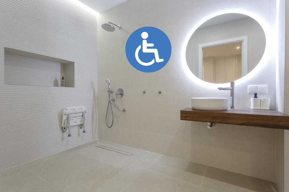 Bathroom, Facility for disabled guests, acessibility