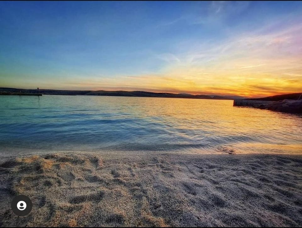Beach, Sea view, Sunset