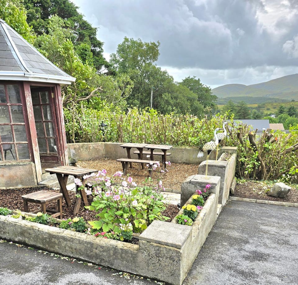 Natural landscape, Garden, Garden view, Mountain view
