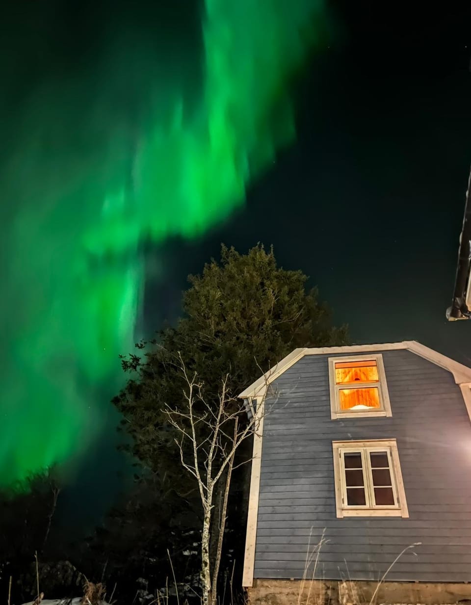 Property building, Night, Natural landscape