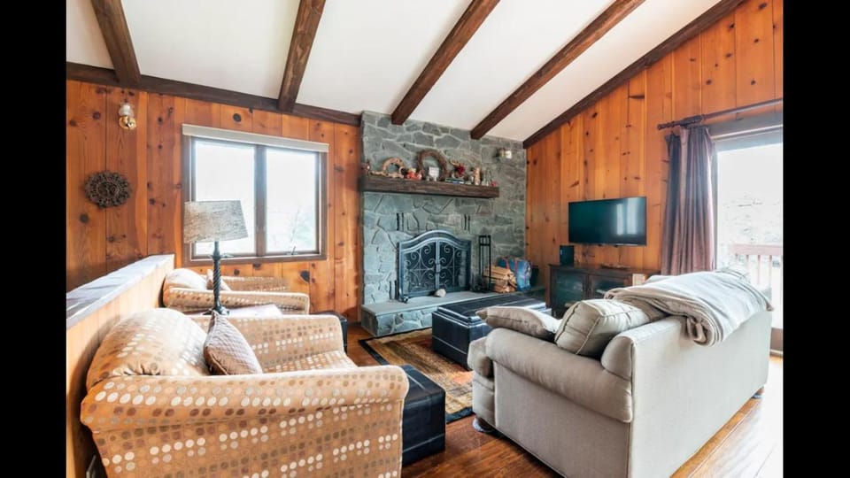 TV and multimedia, Living room, Seating area, Evening entertainment, fireplace