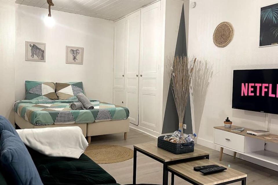 Bed, TV and multimedia