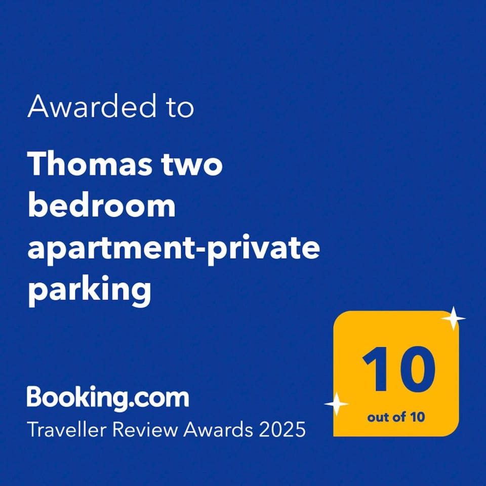 Thomas two bedroom apartment-private parking Apartment in Skopje