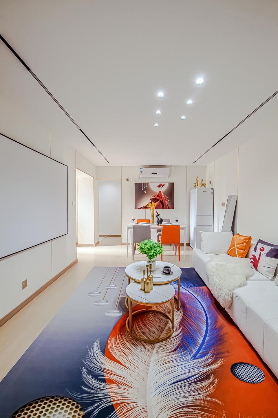 Living room, Photo of the whole room, Seating area
