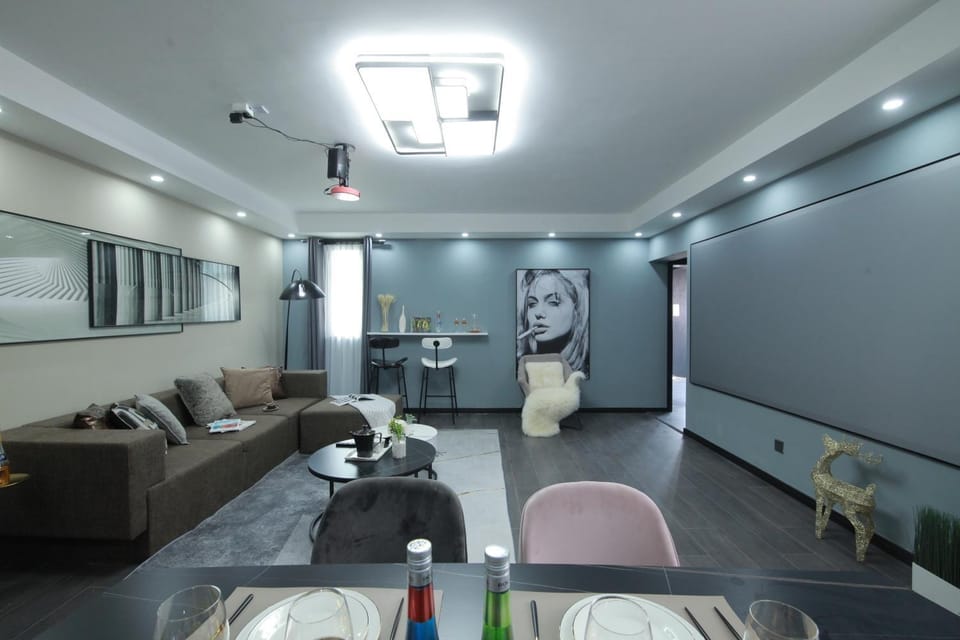 Living room, Seating area, Dining area