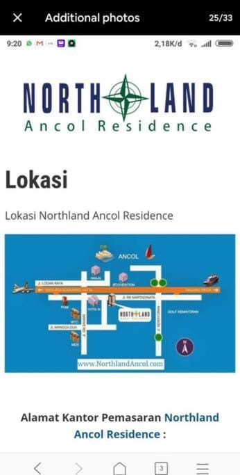 ANCOL 2BR Luxury Northland Resident SEA VIEW Apartment in Jakarta