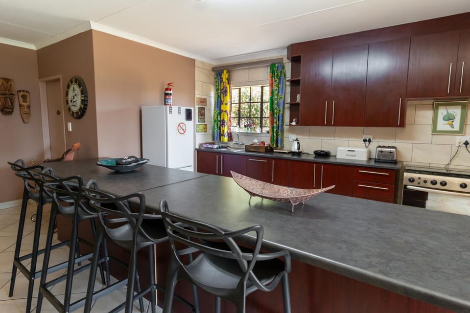 Kitchen or kitchenette, oven, stove, toaster