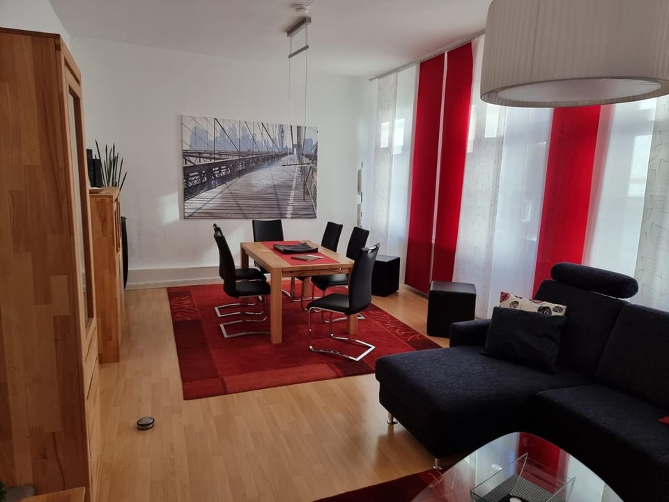 Living room, Seating area, Dining area