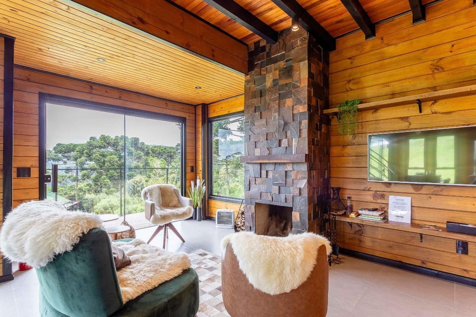 Chalé com Hidromassagem e Vista Para as Montanhas House in State of Santa Catarina