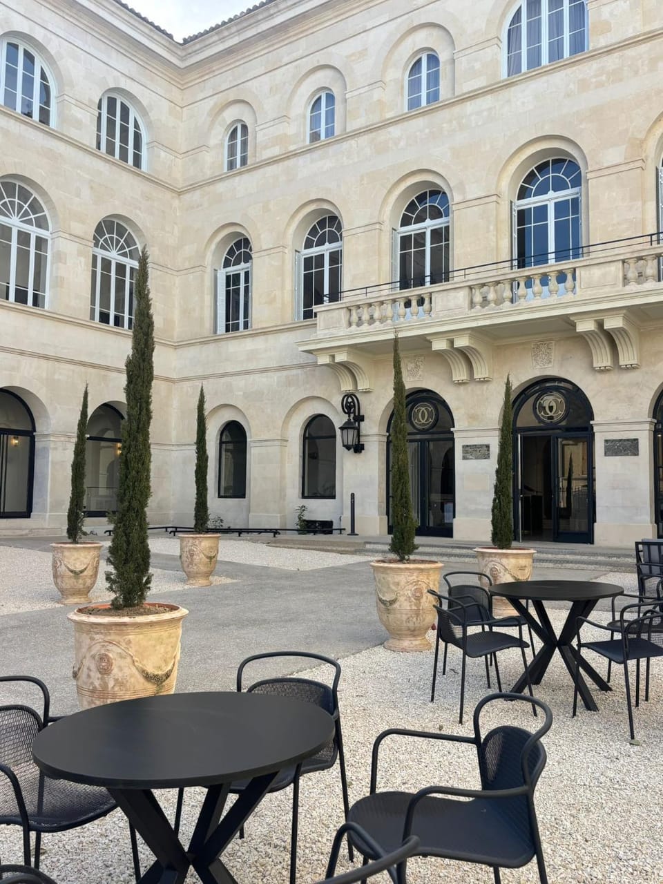 Property building, Patio