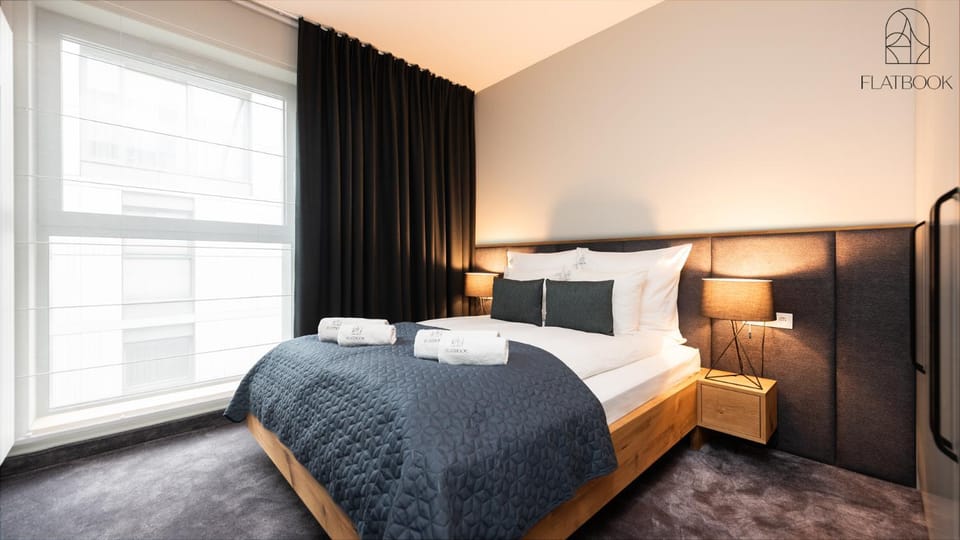 Bed, Photo of the whole room, Bedroom, furniture, towels