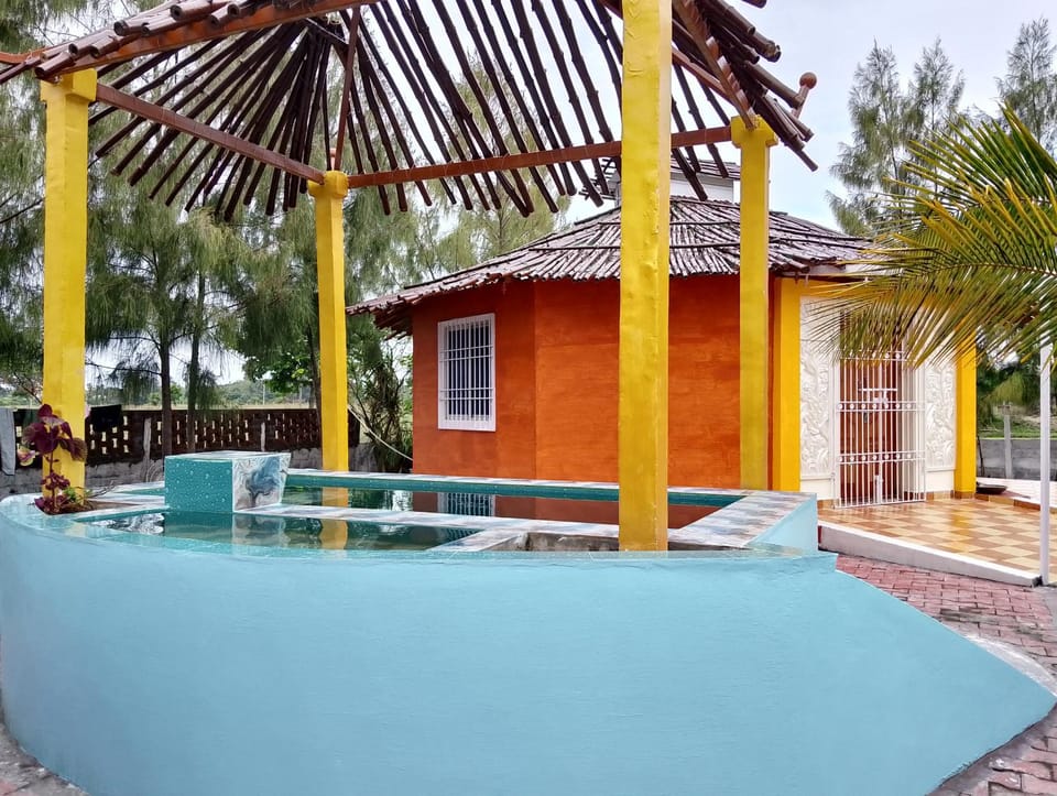 Patio, Day, Pool view, Open Air Bath