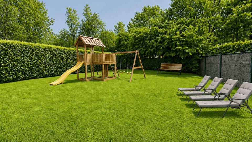Children play ground, Garden, Pets, Garden view, children, young children, pet friendly