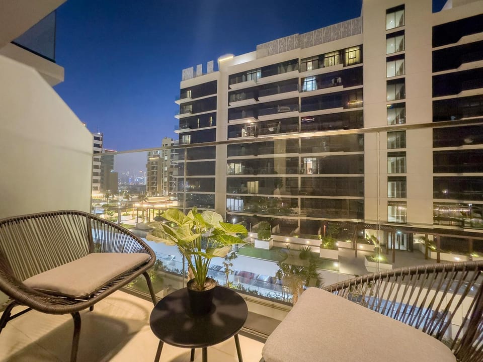 Night, View (from property/room), Balcony/Terrace