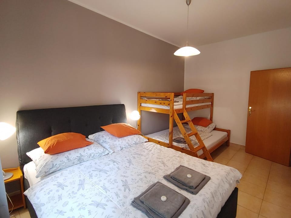 Photo of the whole room, Bedroom, bunk bed