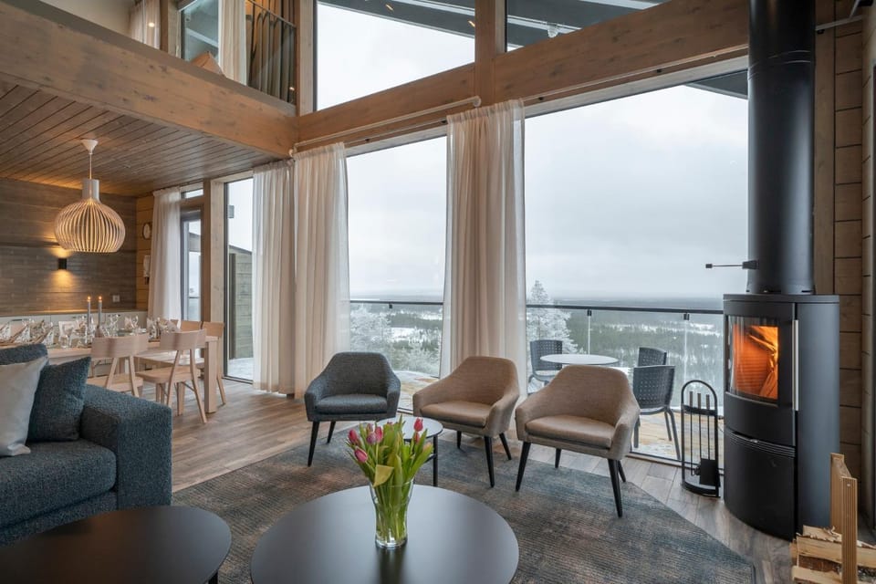 Balcony/Terrace, Living room, fireplace