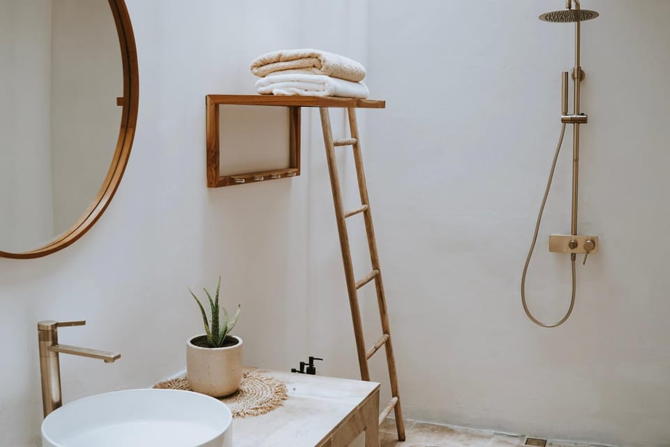 Shower, Bathroom, towels