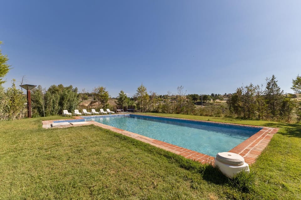 Property building, Living room, Swimming pool