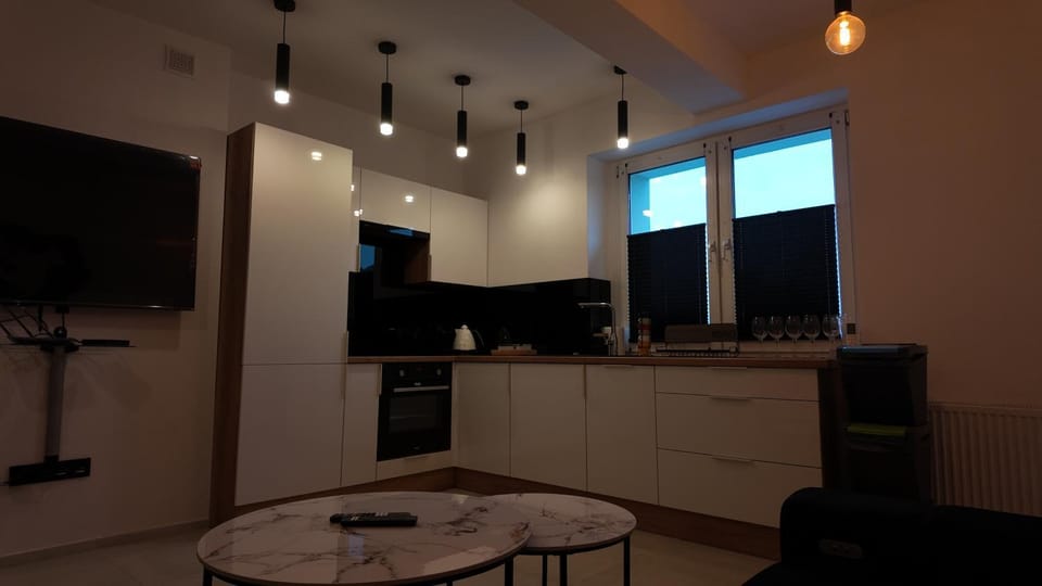 Kitchen or kitchenette, Dining area, stove