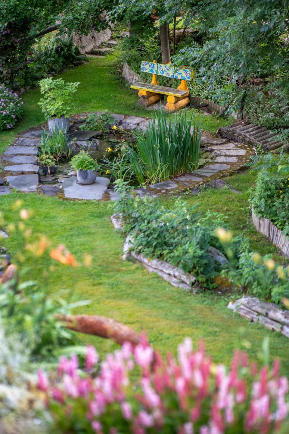 Spring, Day, Natural landscape, Garden, Garden view