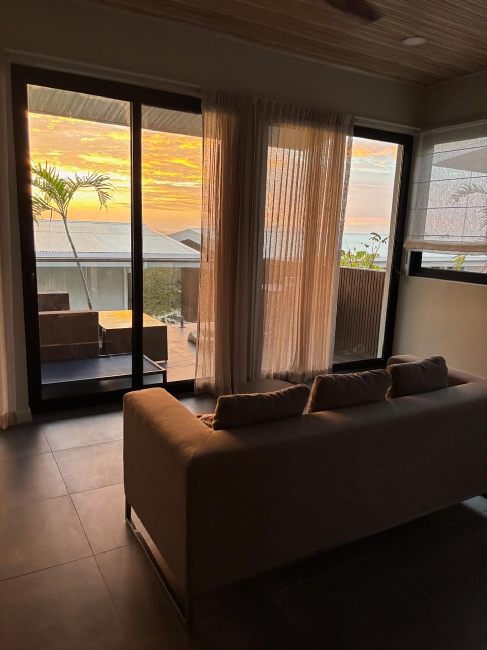 Living room, Sunset
