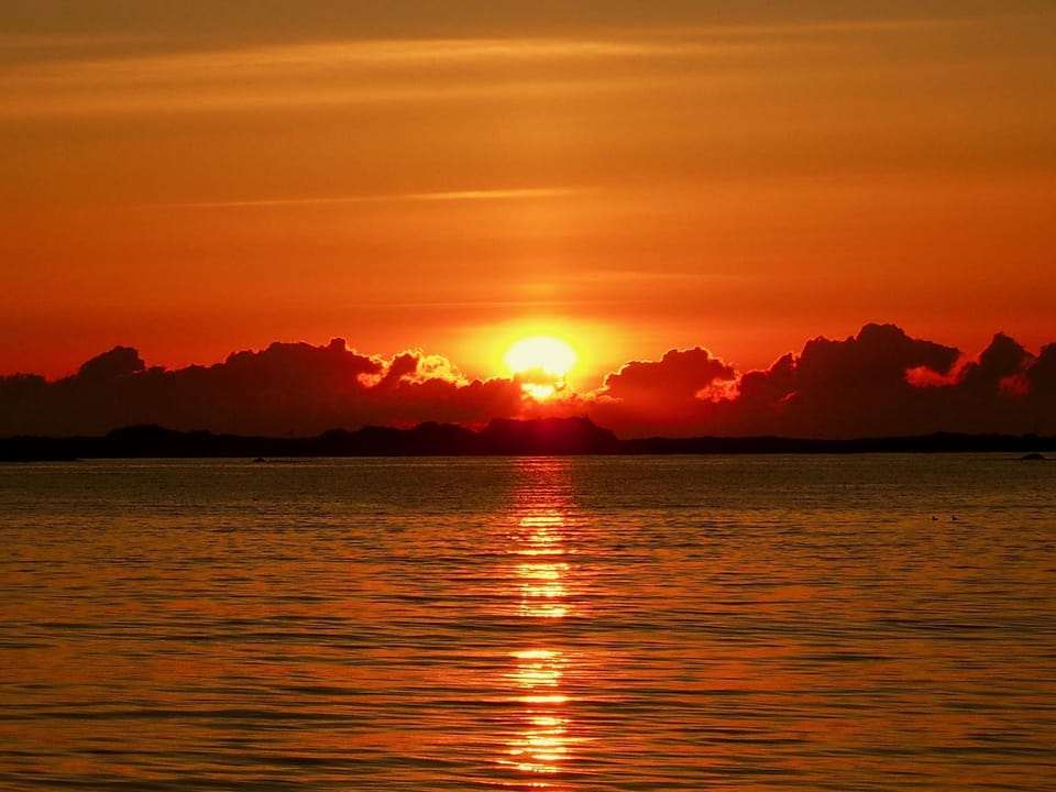 Natural landscape, Sea view, Sunrise, Sunset