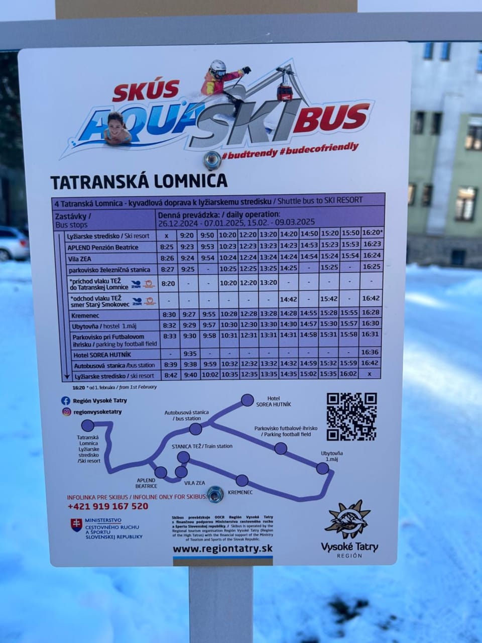 Skiing, shuttle