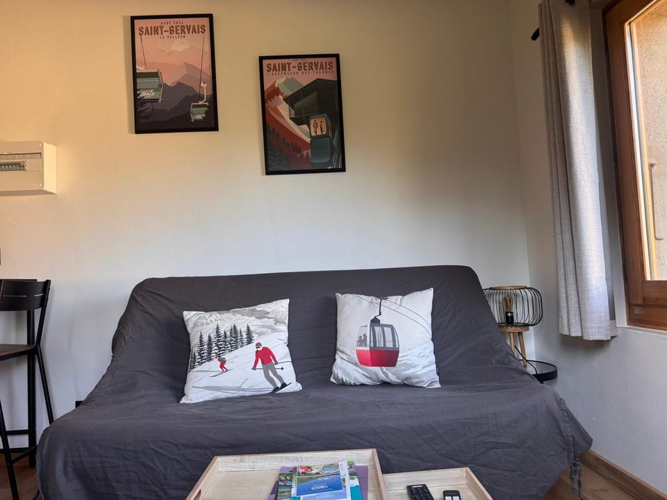 Cosy, Jardin & Montagne Proche TMB Apartment in Saint-Gervais-Bains