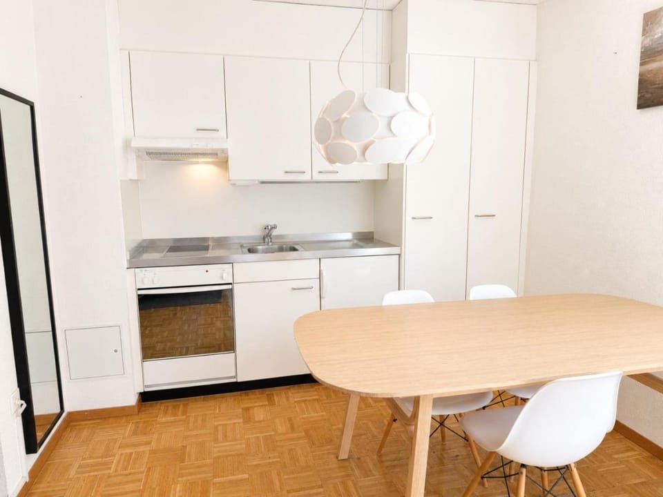 Kitchen or kitchenette, Dining area, oven, stove