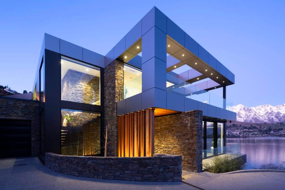 Property building, Facade/entrance, Parking