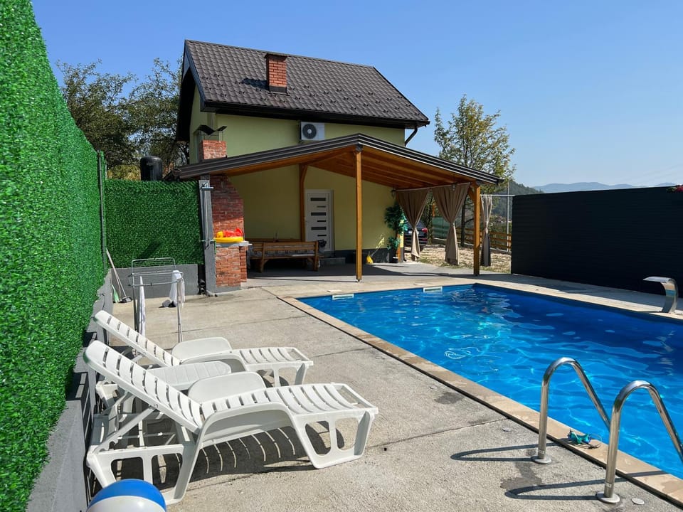 Patio, Swimming pool, Inner courtyard view