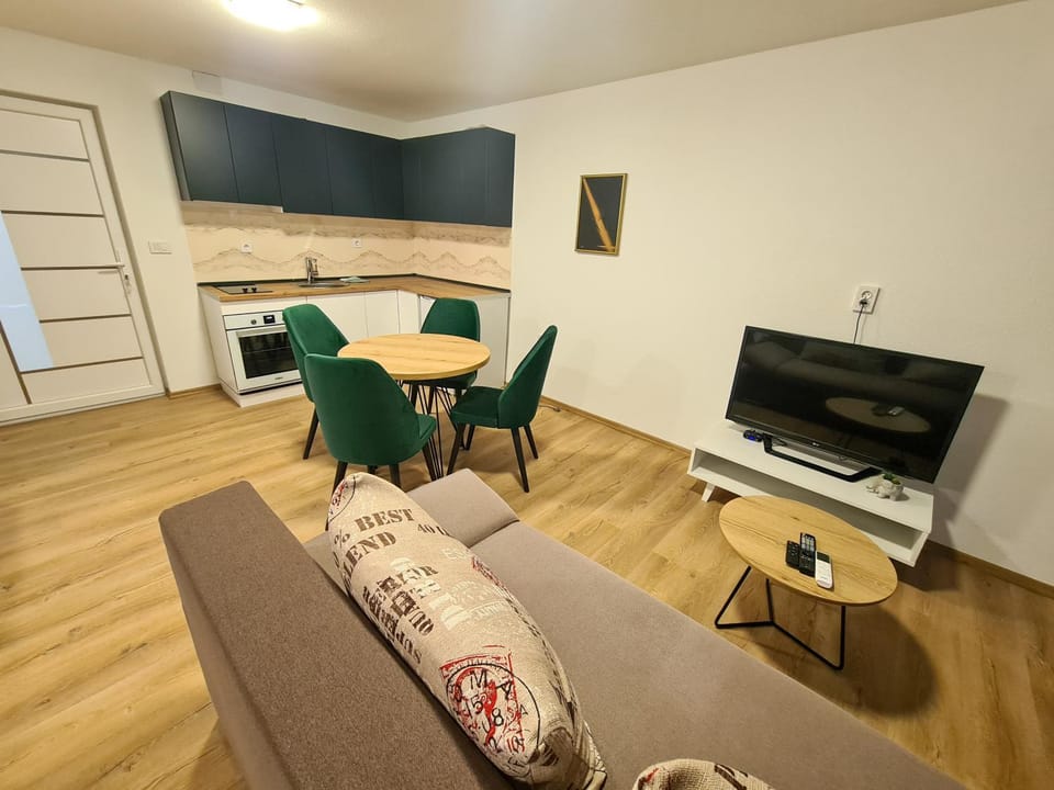 Communal lounge/ TV room, TV and multimedia, Kitchen or kitchenette, Living room, Seating area, Dining area, Evening entertainment